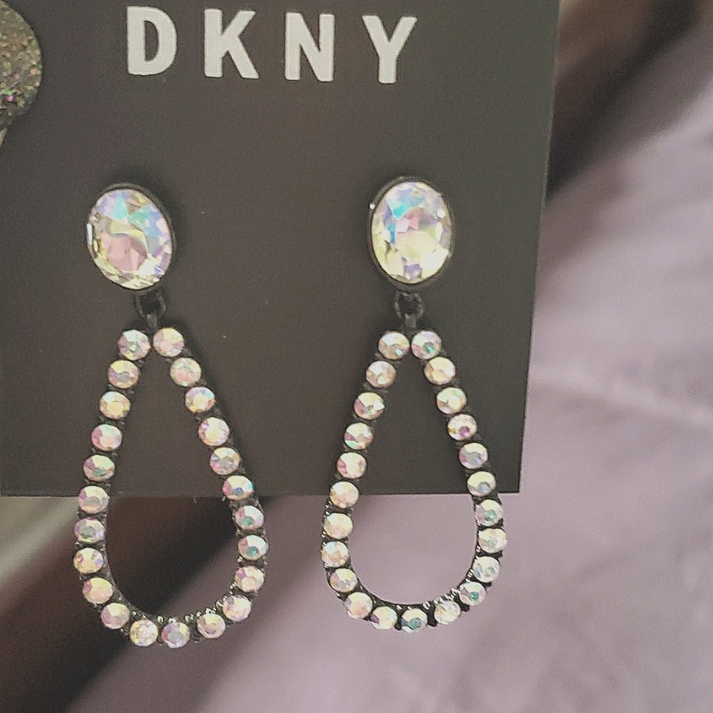 DKNY dangling earrings